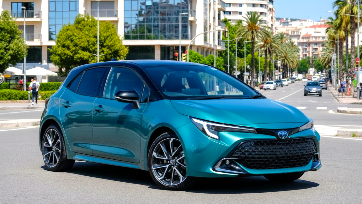 Toyota Corolla blue colour
