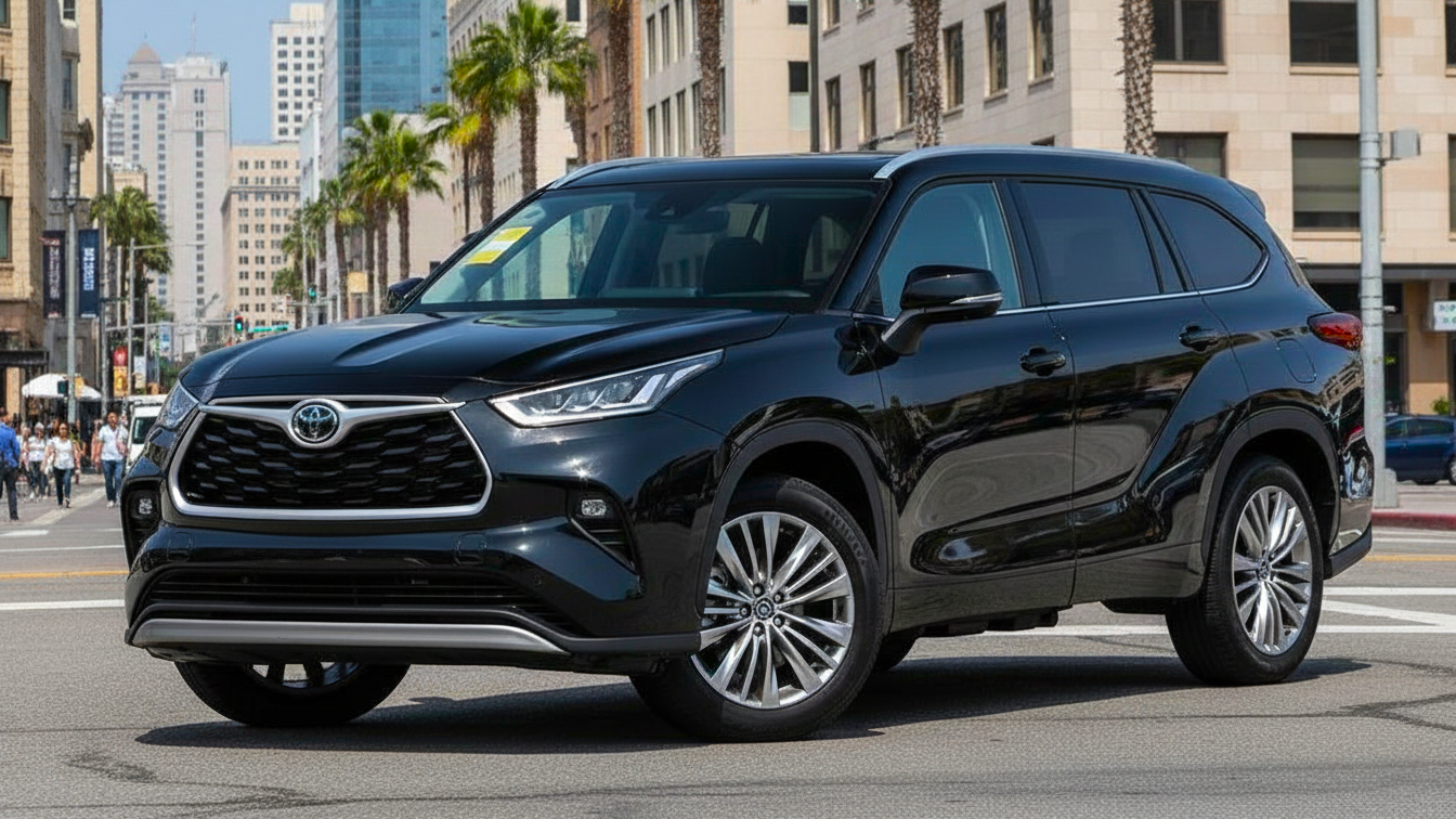 Toyota Highlander black colour