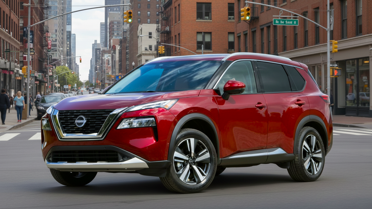 Nissan Rogue 2 red colour