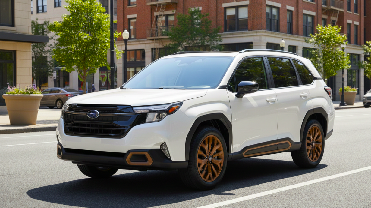 subaru forester белого цвета