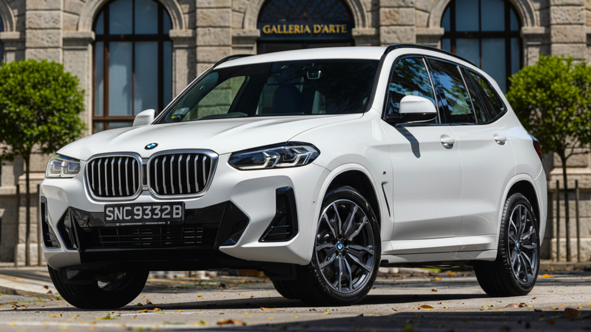 BMW X3 white colour