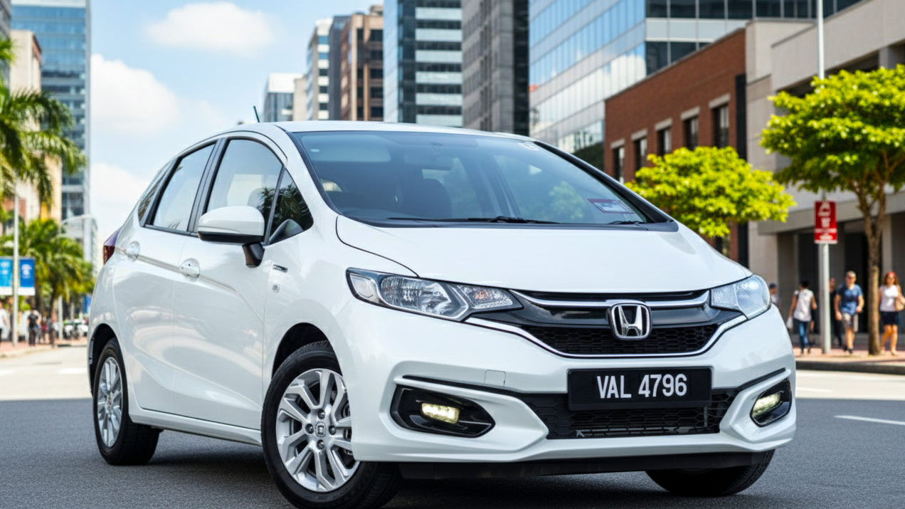 Honda Jazz white colour