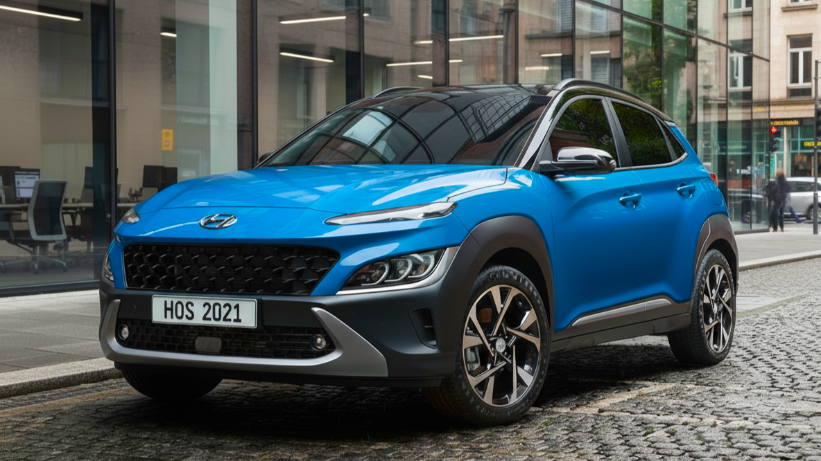 Hyundai Kona blue colour