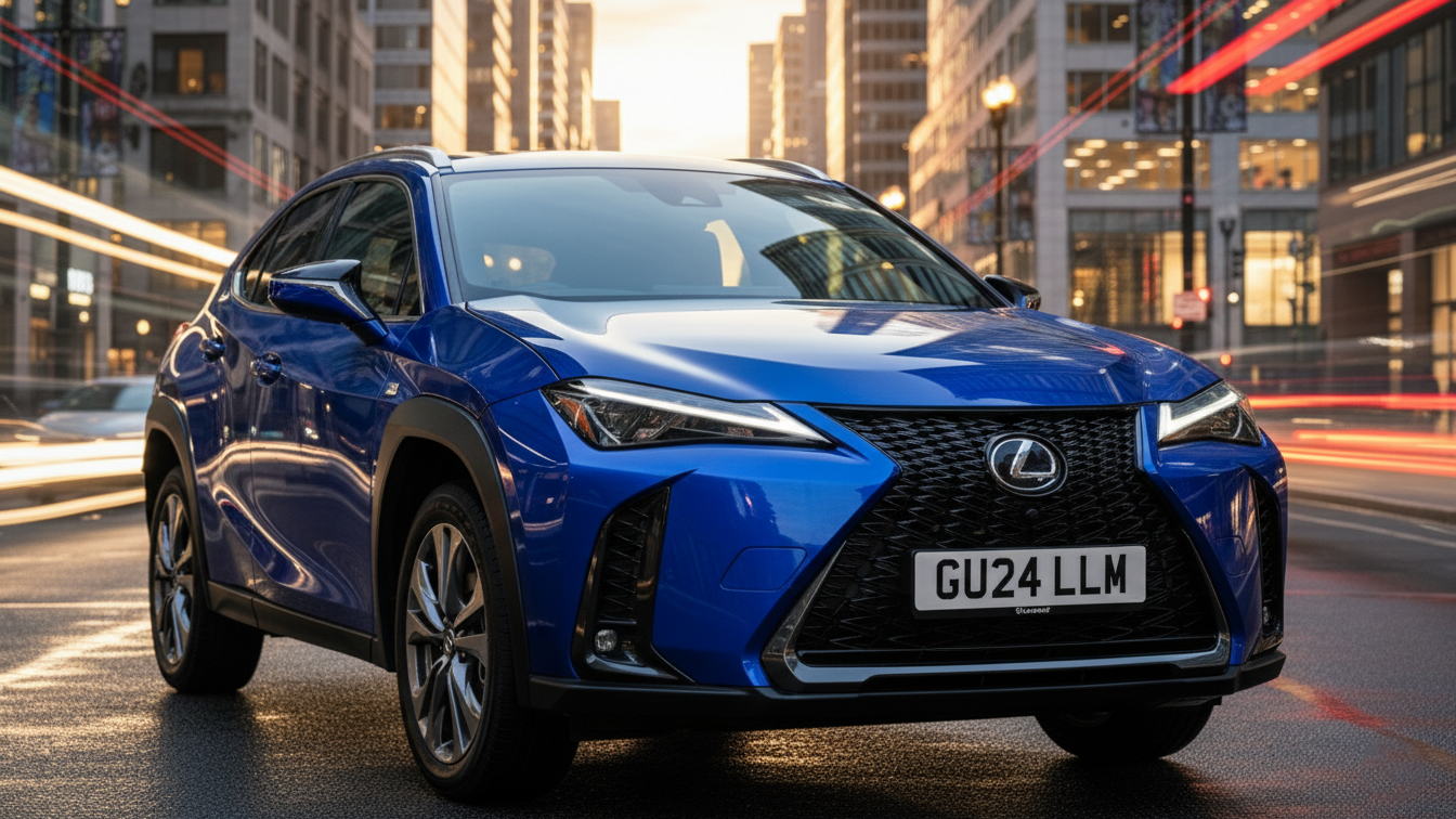 Lexus UX blue colour