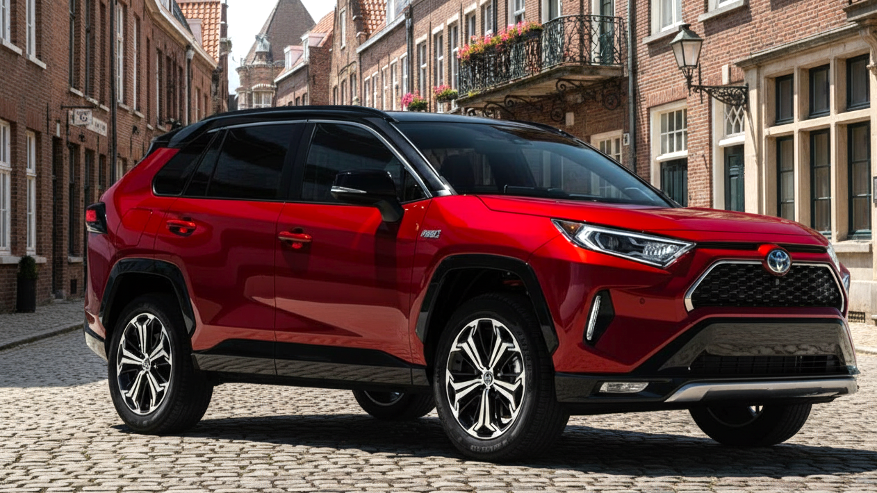 Toyota RAV4 red colour