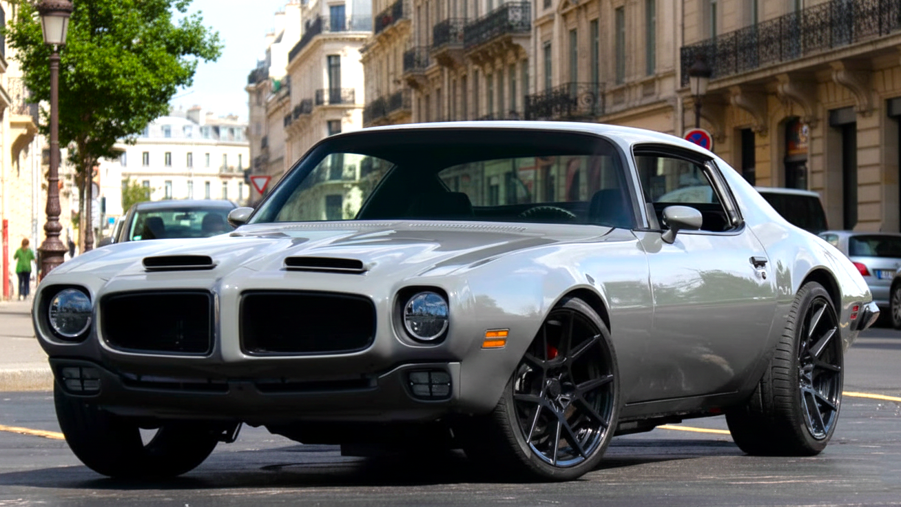 Pontiac Firebird grey colour
