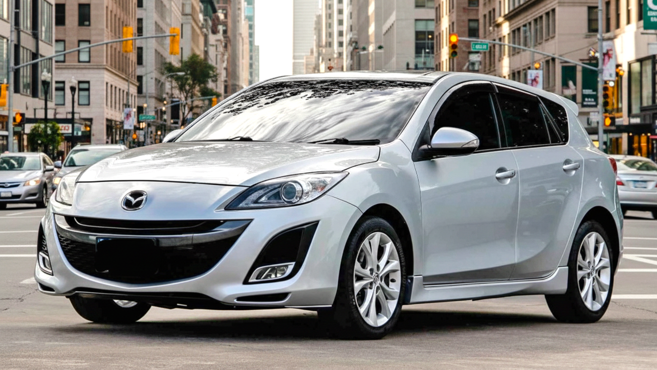 Mazda3 2nd Generation BL, 2009–2013 серого цвета