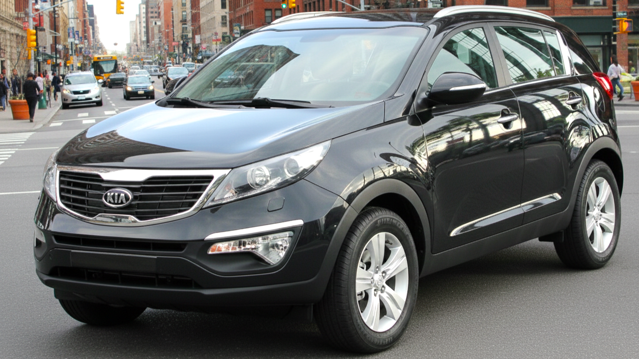 Kia Sportage Generations 3 серого цвета