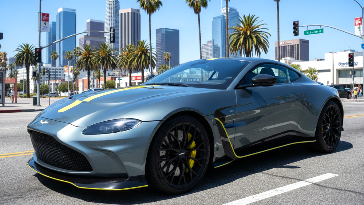 Aston Martin V12 grey colour