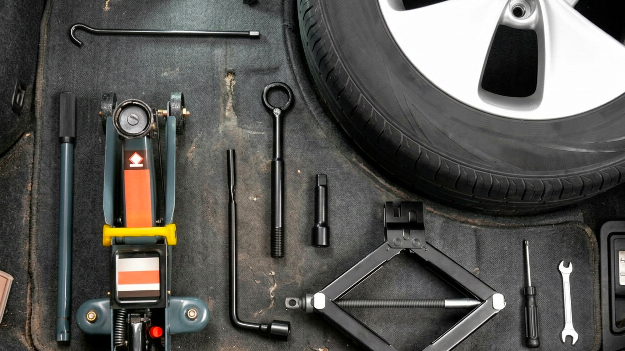 emergency kit for changing tire