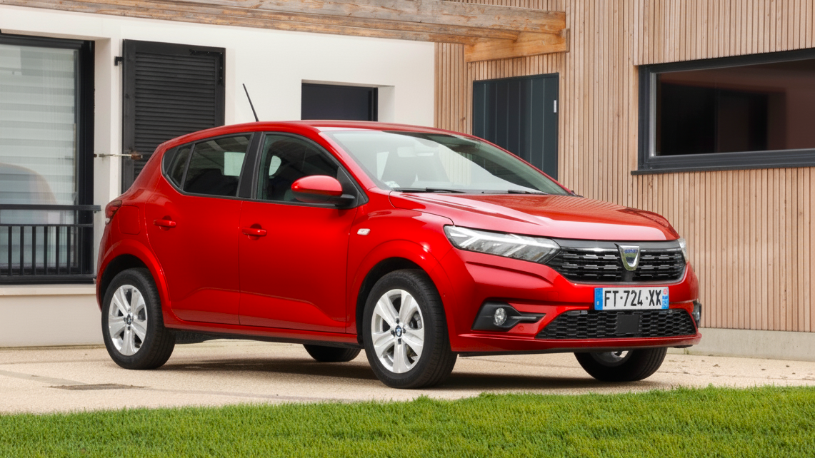 Dacia Sandero Red Colour