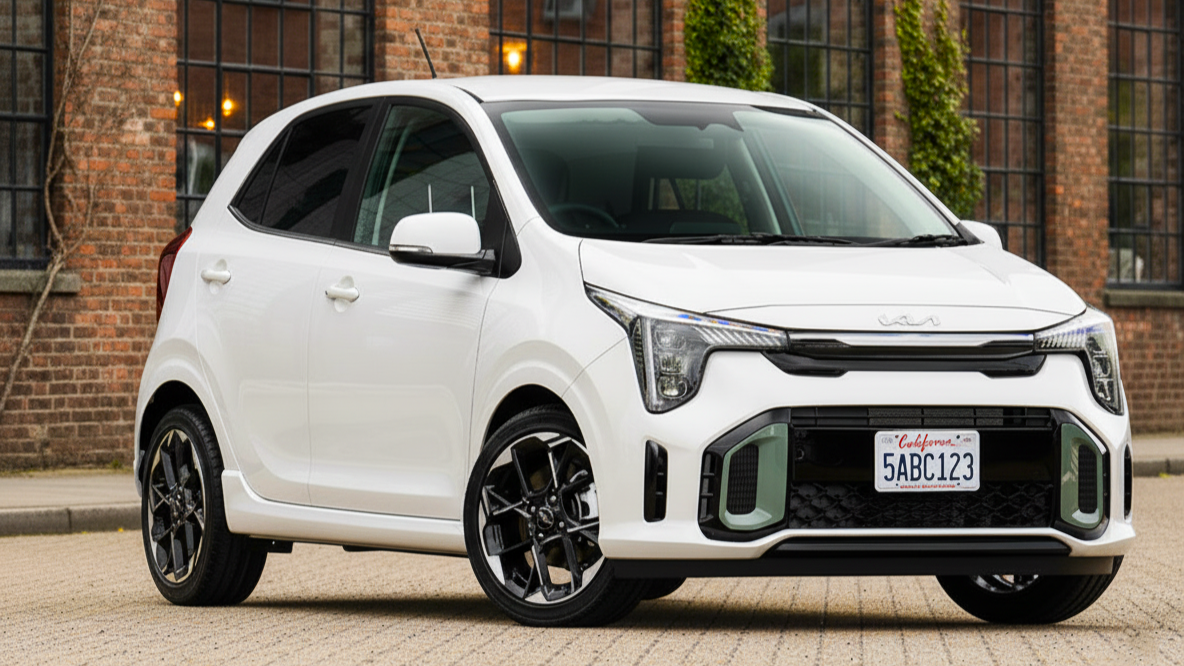 Kia Picanto белого цвета