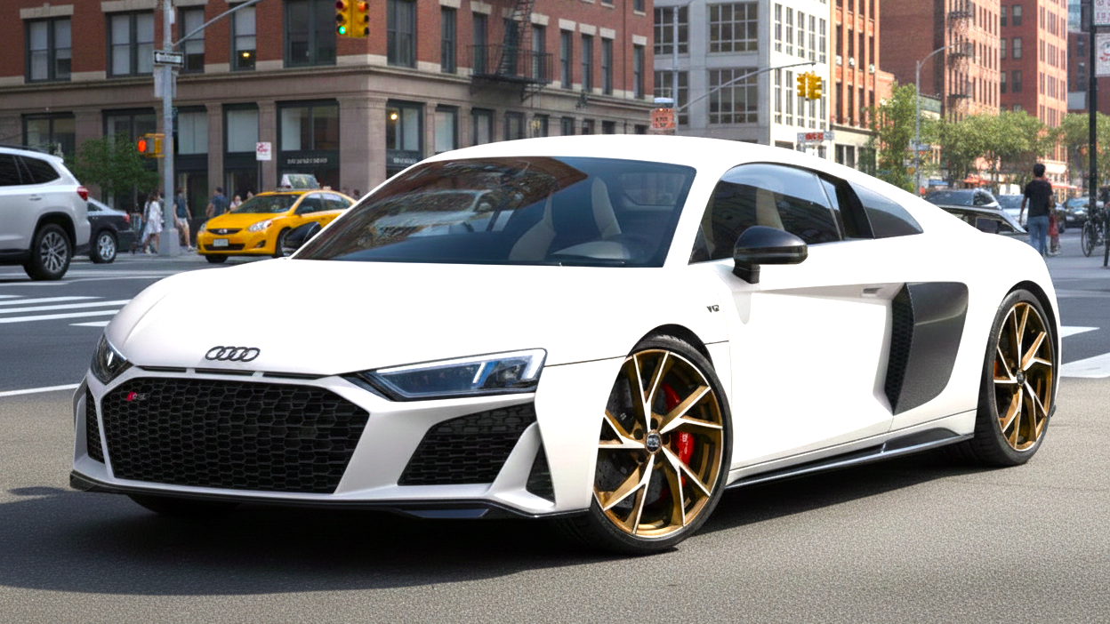 Audi R8 white