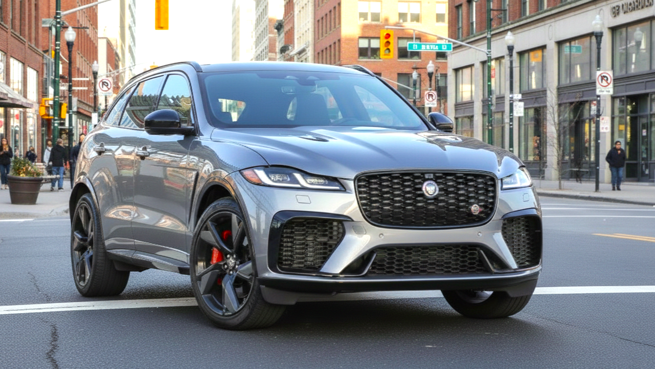 Jaguar F-Pace grey colour