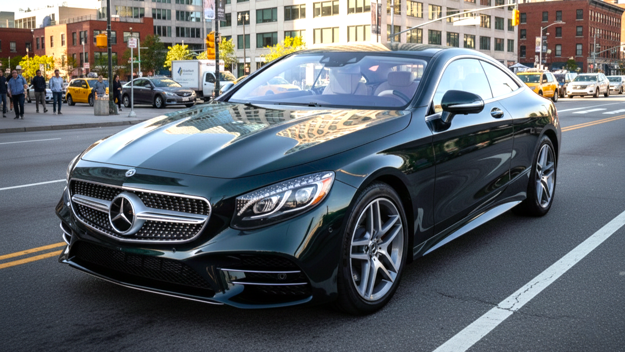 Mercedes-Benz S-Class green colour