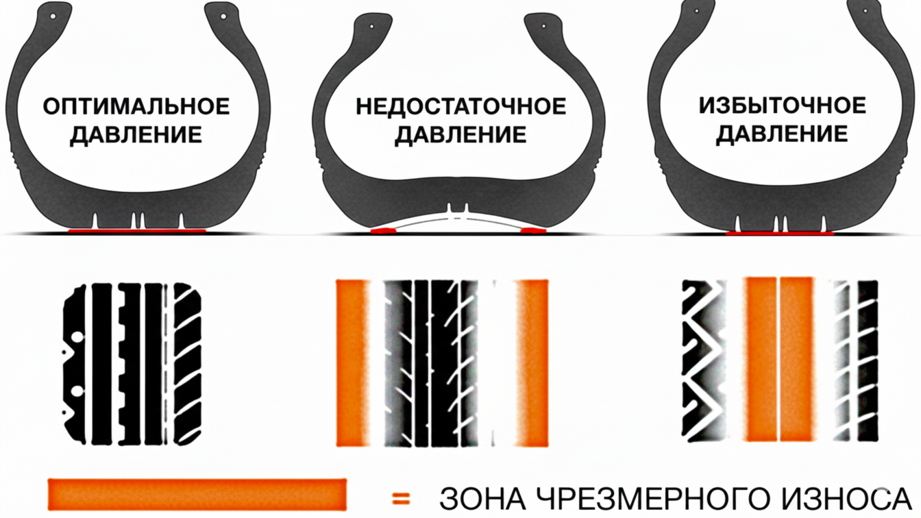 Давление в шинах авто