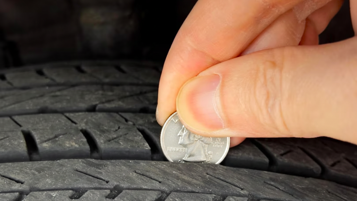 Tyre pressure checking