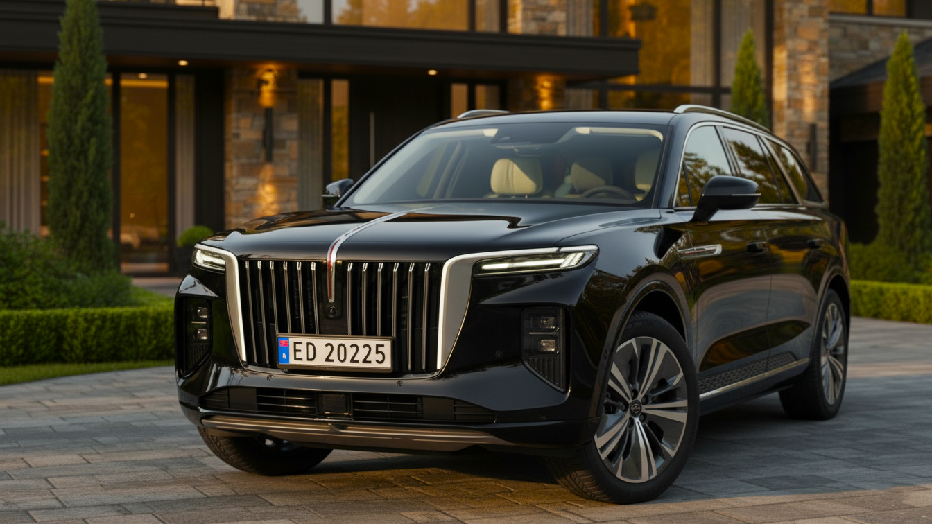 Hongqi E-HS9 Black Colour