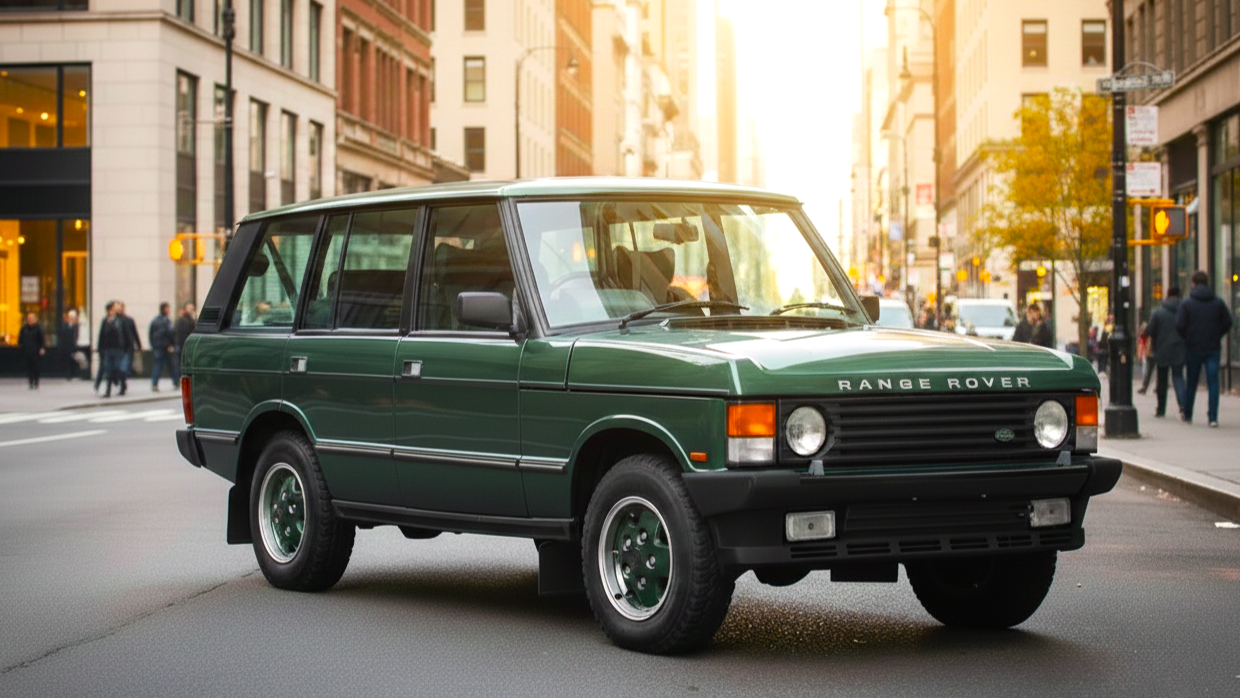Range Rover Classic 1996 зеленого цвета
