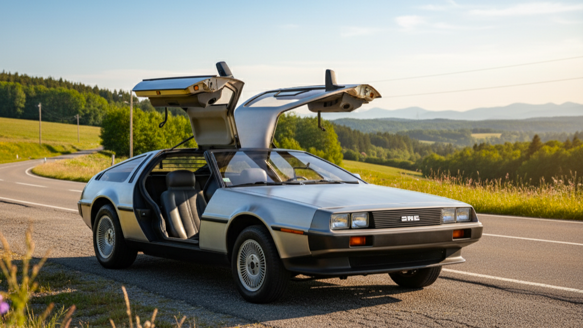 DeLorean DMC-12 1981 Silver Colour