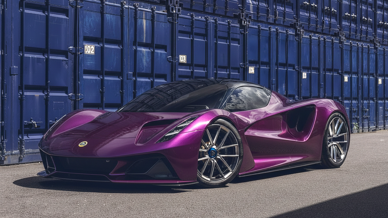 Lotus Evija Purple Colour