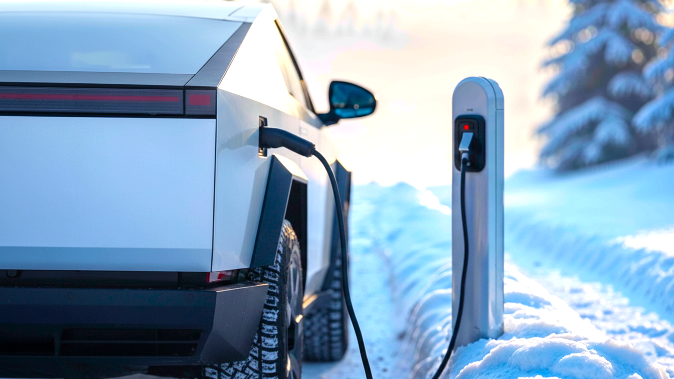 Charging EV in winter