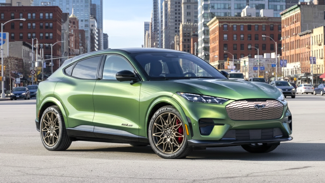 Ford Mustang Mach-E Green Colour