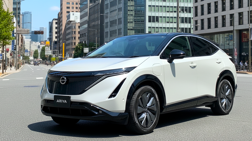 Nissan Ariya White Colour