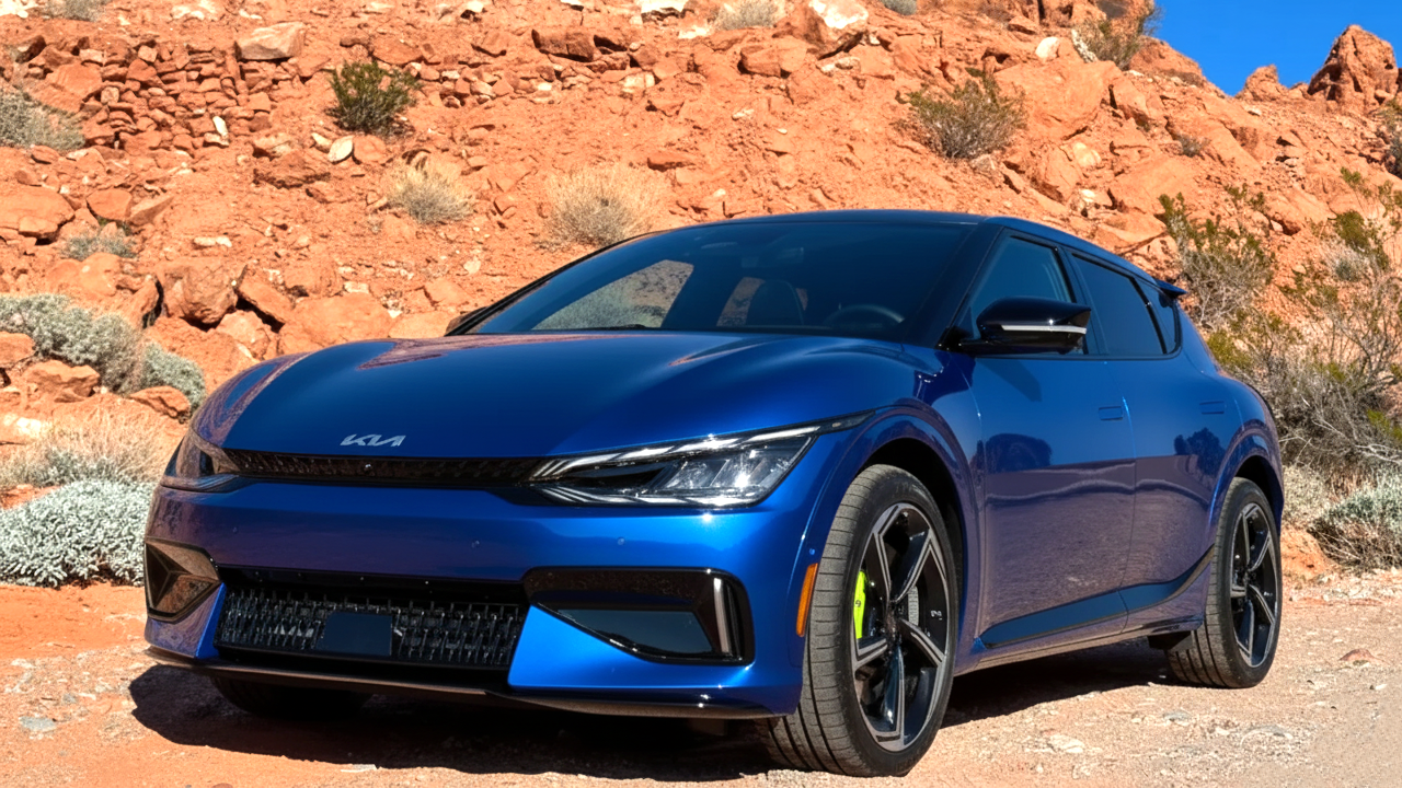 Kia EV6 Blue Colour