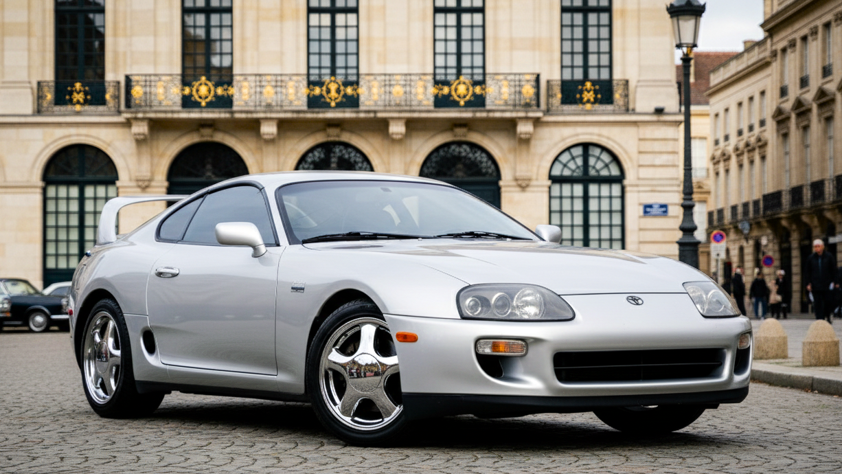 Toyota Supra (A80, 1993–2002) серого цвета