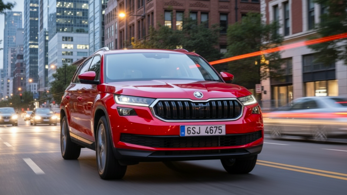 Skoda Kodiaq Red Colour