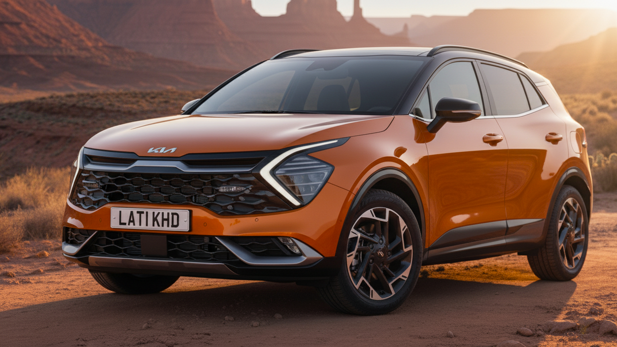 Kia Sportage Orange Colour