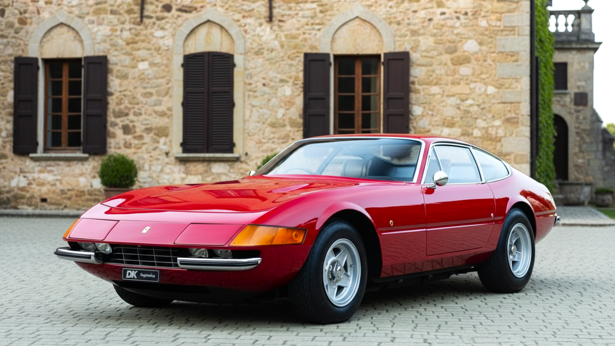 Ferrari 365 GTB4 Daytona (1968–1973) красный