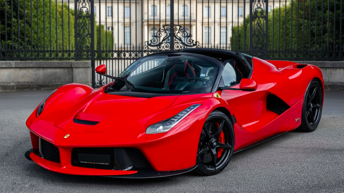 Ferrari LaFerrari (2013–2018) красный