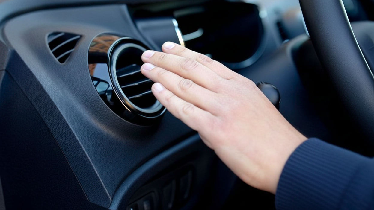 window in a car fogs up