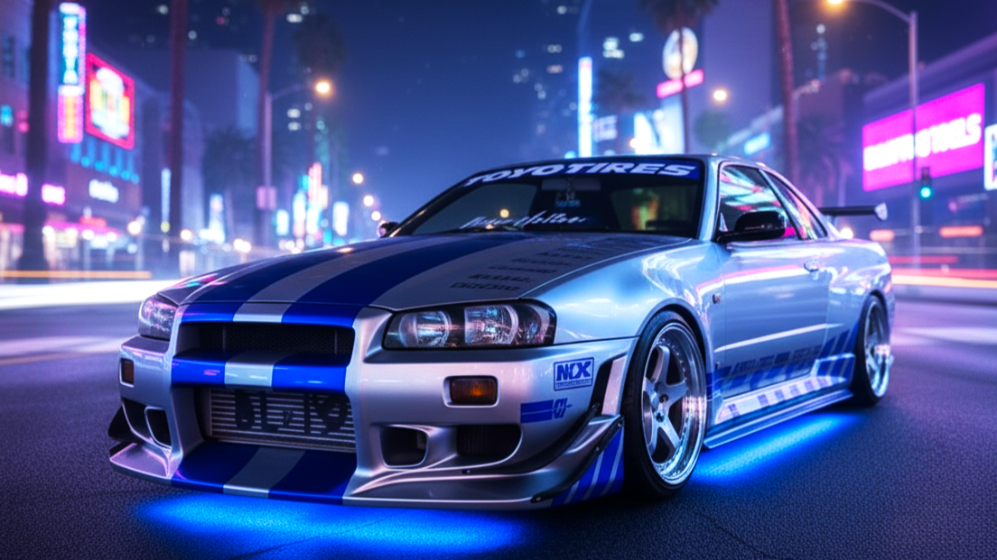 1999 Nissan Skyline GT–R R34 Brian O'Conner