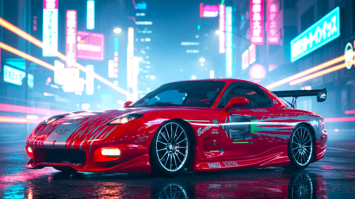 Red Car Fast and Furious