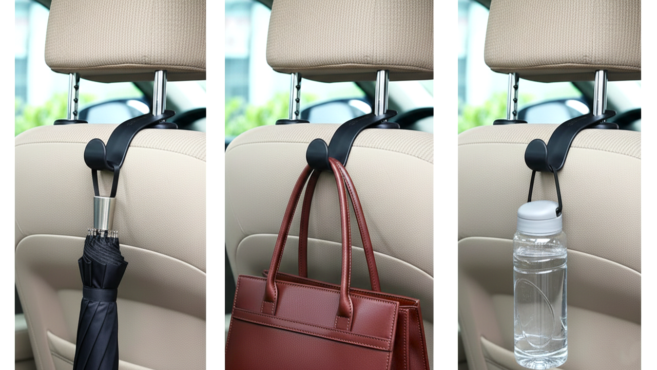 крючки-держатоли на подголовнике