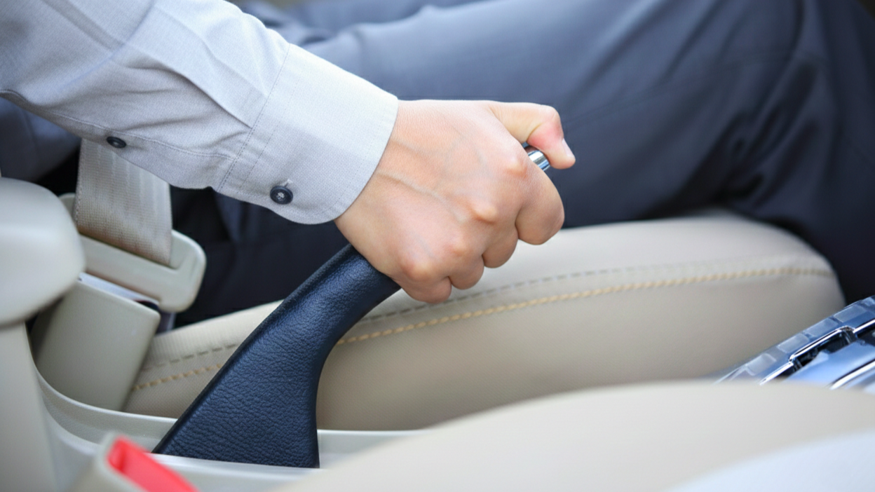 How does a handbrake work