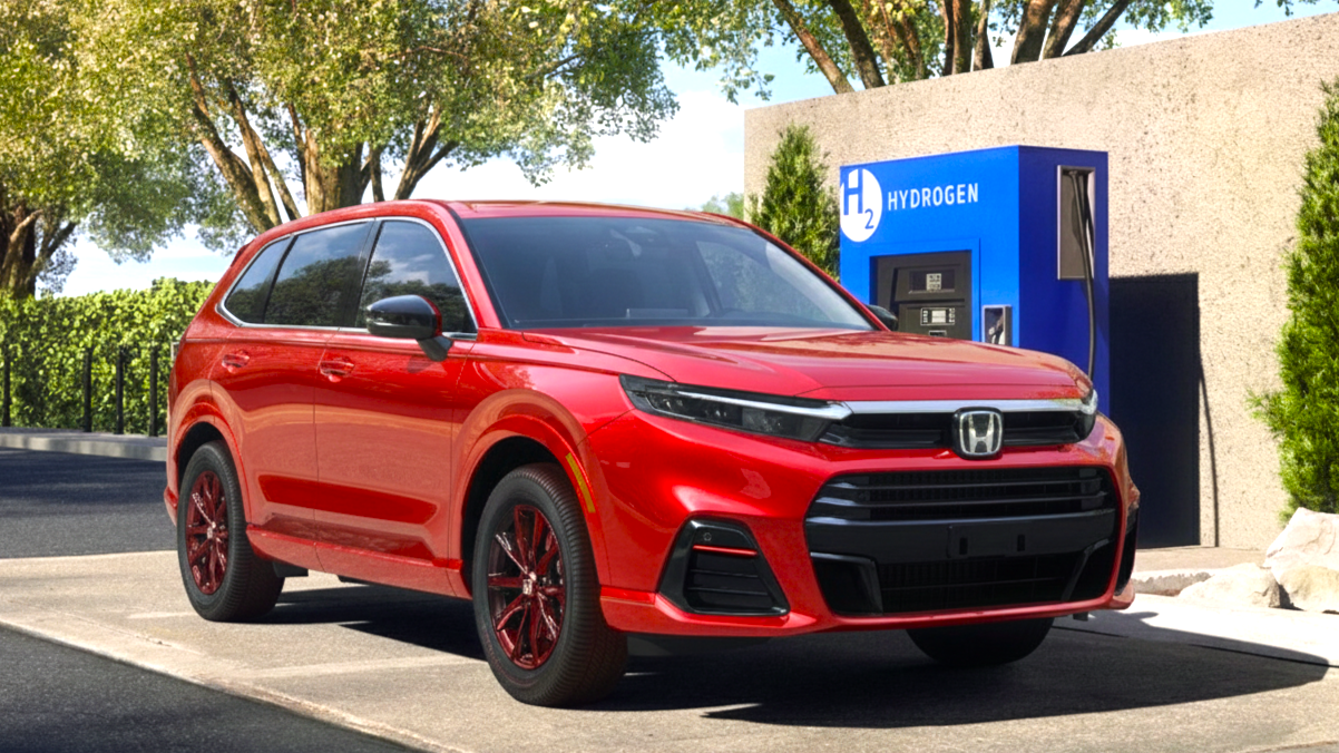 Honda CR-V e FCEV red colour