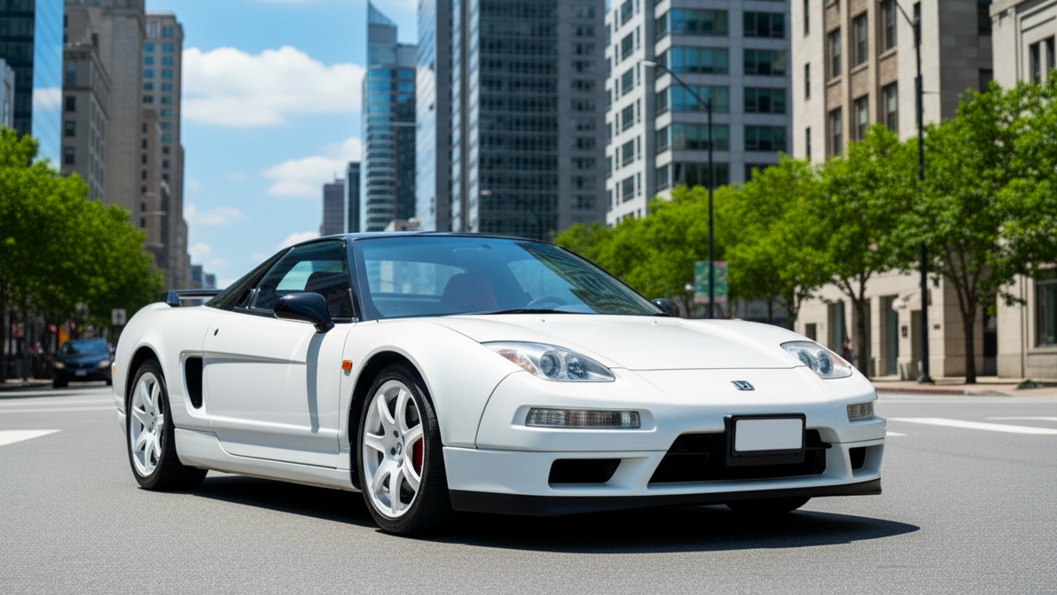 Honda NSX white colour