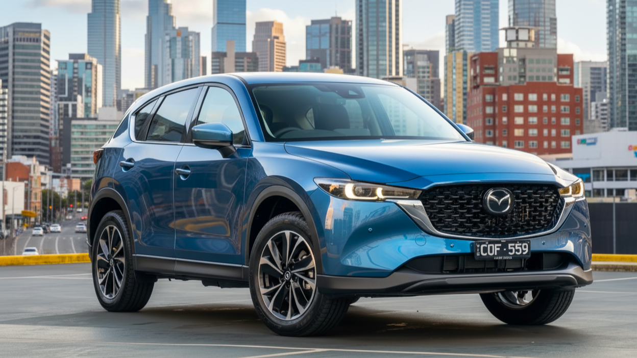 Mazda CX-5 blue colour