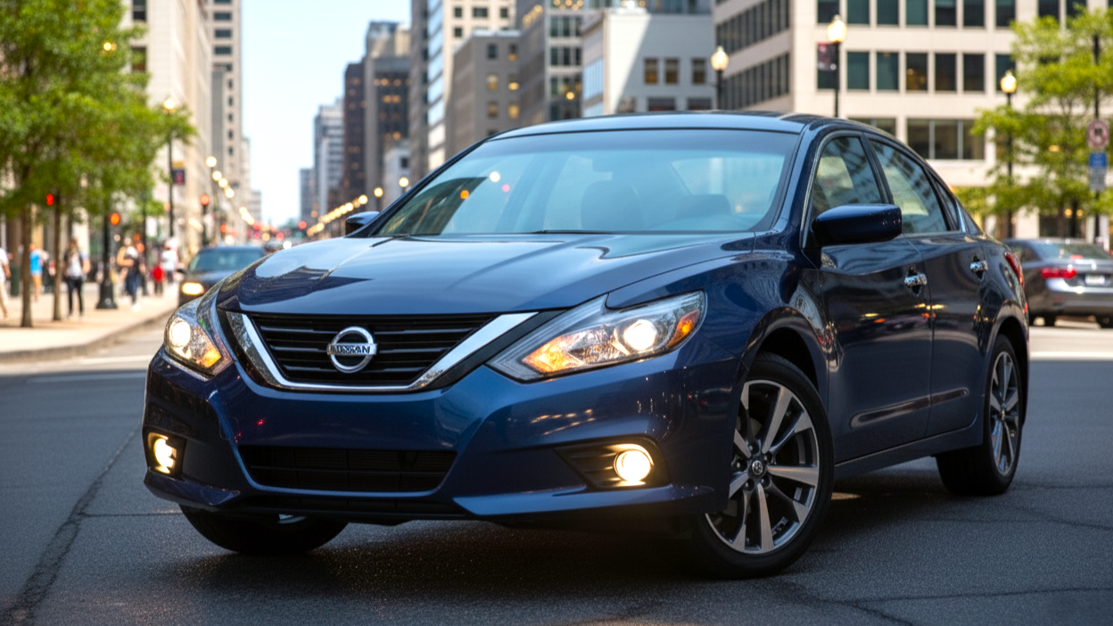 Nissan Altima blue colour