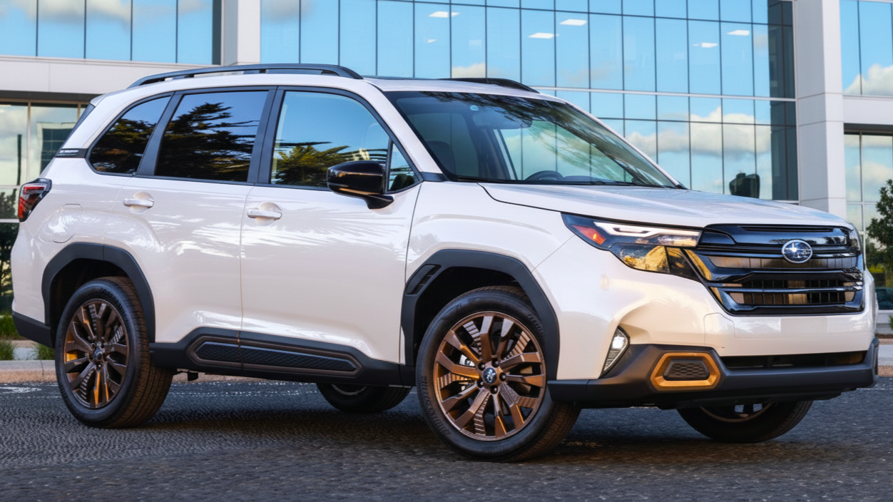 Subaru Forester white colour