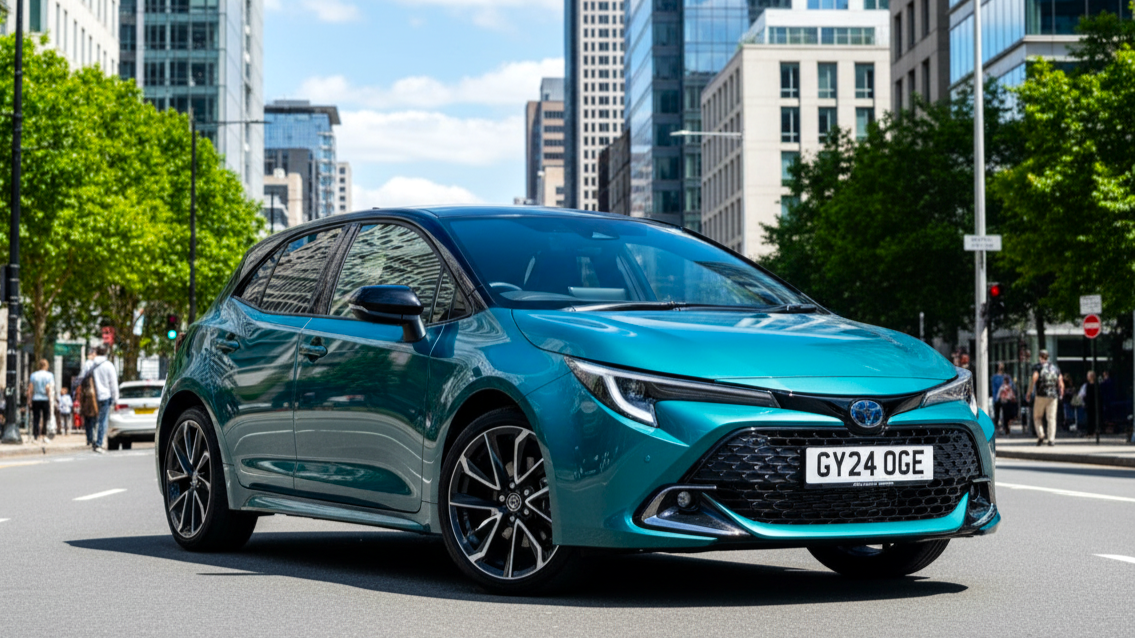 Toyota Corolla green colour