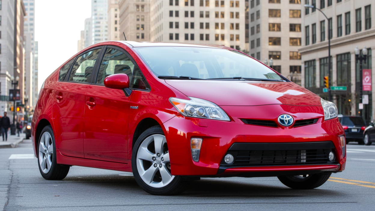 Toyota Prius red colour