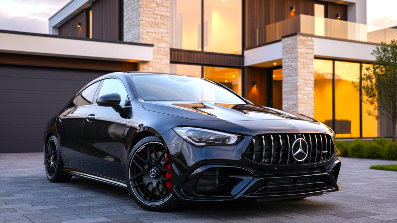 Mercedes-Benz CLA черного цвета