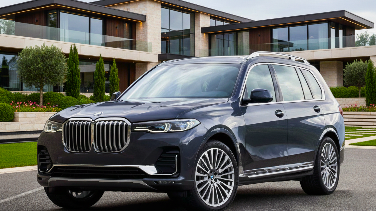 BMW X7 ΡΠ΅ΠΌΠ½ΠΎ ΡΠΈΠ½Π΅Π³ΠΎ ΡΠ²Π΅ΡΠ°