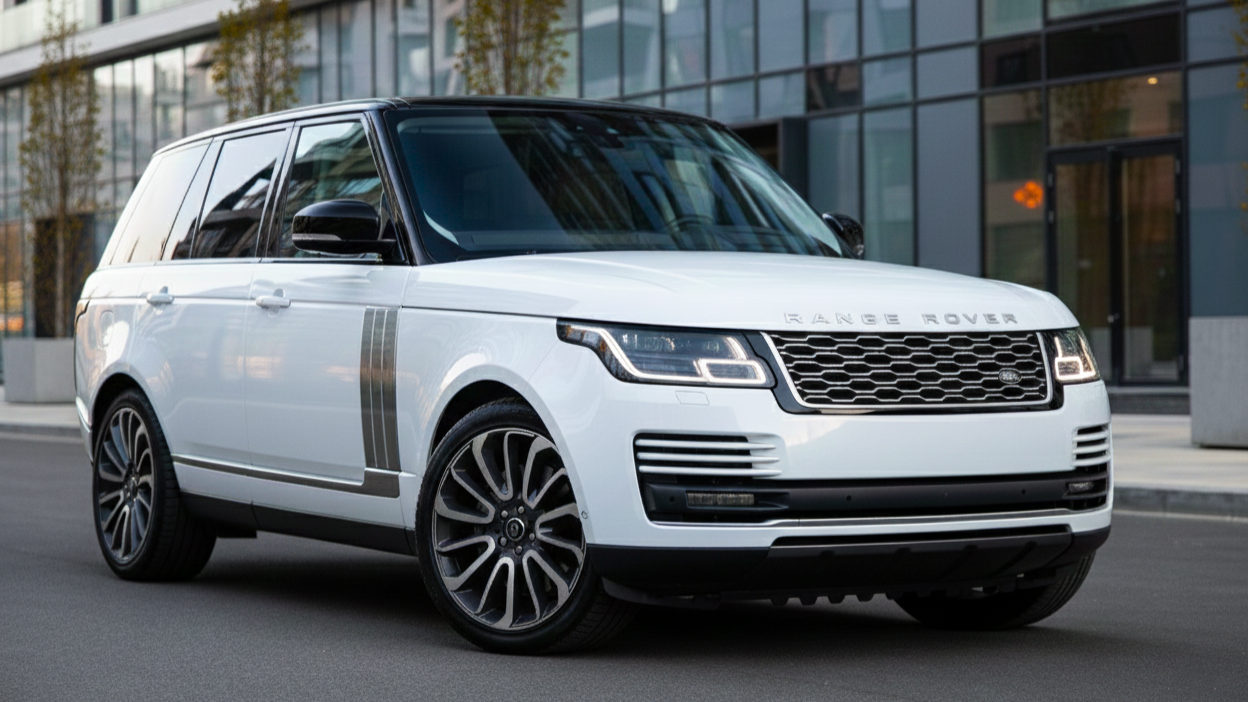 Range Rover Π±Π΅Π»ΠΎΠ³ΠΎ ΡΠ²