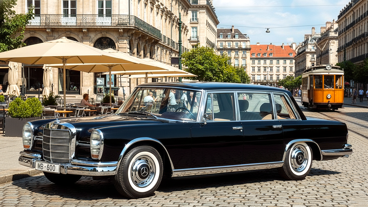 Mercedes-Benz 600 (1963–1981) черного цвета